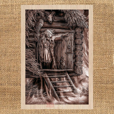 BABA YAGA pyroprinter and laser-ready file 3DWave.us